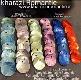 تصویر صدف مدل سکه ای 