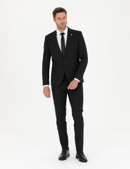 تصویر کت و شلوار مردانه پیر کاردین مدل 956566 رنگ خاکستری تیره 