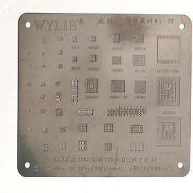 تصویر شابلون مشکی WYLIE WL-70 مناسب پایه سازی آی سی های برد گوشی های موبایل 