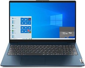 تصویر لپ تاپ قابل حمل Lenovo Ideapad 5 Business Intel Quad-Core i7-1165G7 15.6 اینچی FHD IPS صفحه نمایش لمسی 12 گیگابایتی DDR4 1024 گیگابایتی PCIe SSD 1 ترابایتی HDD با نور پس زمینه KB USB-C وبکم چاپ انگشتی Win 10 