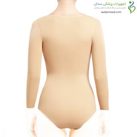 تصویر گن فول بادی، شورتی کد 5010 ووئه (VOE) voe classic full body shaper with arms 5010