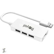 تصویر هاب 4 پورت USB 2.0 رویال ( Royal ) مدل RH2-210 