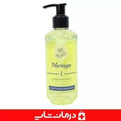 تصویر ژل شستشو و آبرسان صورت مورینگاه امو مدل 1 moringa emo حجم 200 میل تجهیزات پزشکی درمان شاپ 403754 