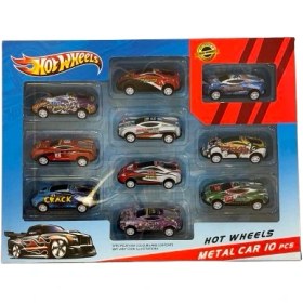 تصویر اسباب‌بازی ست ماشین فلزی ۱۰ عددی Hot Wheels 