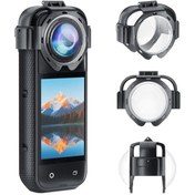 تصویر محافظ لنز گارد شیشه‌ای حرارتی اسنپ‌-آن PULUZ مدل PU750T مناسب Insta360 X5 – شیشه ضدخش با نصب آسان 