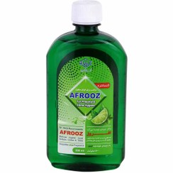 تصویر محلول ضدعفونی کننده با رایحه لیمو افروز 500 میلی لیتر 