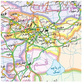 تصویر نقشه تقسیمات کشوری ایران (کوچک) 