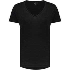 تصویر تی شرت زنانه کالینز مدل CL1013893-BLACK 