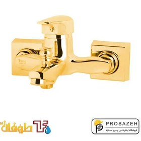 تصویر شیر حمام طوفان فلز مدل ملانی - کروم Tofan Felez Bath Faucet Melanni Model