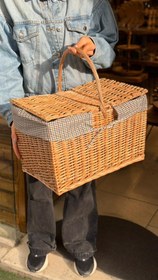 تصویر سبد پیکنیک مروار - کلبه ای 