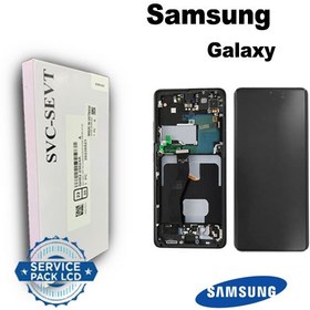 تصویر تاچ ال سی دی گوشی سامسونگ گلکسی S21 ultra/G998 SAMSUNG S21 ULTRA G998 ORIGINAL LCD WITH FRAME