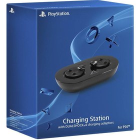 تصویر پایه شارژر دسته پلی استیشن 4 با قابلیت شارژ سریع دسته ها Sony Charging Station with DualShock 4 Adapters