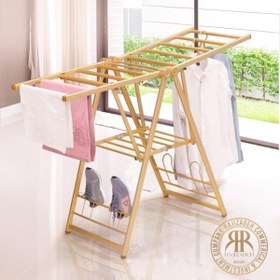 تصویر اطلس بند رخت افتاب بزرگ الومینیوم طلایی 2022 