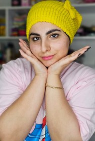 تصویر حوله سر - طوسی 