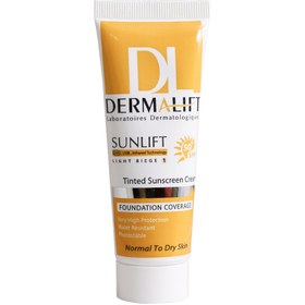 تصویر کرم ضد آفتاب SPF50 پوست خشک سان لیفت درمالیفت Sunlift Sunscreen Cream SPF50 For Dry Skin Dermalift