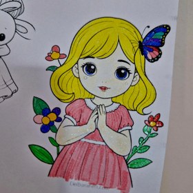 تصویر ماژیک رنگ آمیزی شاین دار ۱۲ عددی اکلیلی 