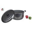 تصویر قابلمه تک سایز 38 درب فلزی عروس single size pot with 38 metal lids