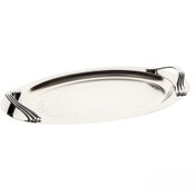 تصویر سینی استیل بیضی Perfect home مدل 1537 