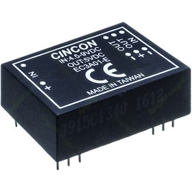 تصویر مبدل ولتاژ سینکون 600 میلی آمپر CINCON EC3A01-E DC/DC IN:4/5-9V OUT:5V 