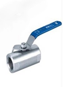 تصویر شیر گازی لوله ای (یک تیکه) استیل سایز 1/2 اینچ 1000وگ 1PC Ball Valve 1000 WOG Stanless Steel 1/2"