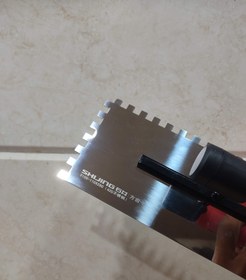 تصویر ماله شانه ای یک دست سایز 8 × 8 برند شیجینگ استیل ضد زنگ - سایز 11 × 28 سانت