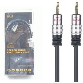 تصویر کابل صدا پی نت مدل P-Net AUX Gold 1.5m 