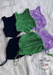 تصویر کراپ و دامن کبریتی رنگبندی عالی 