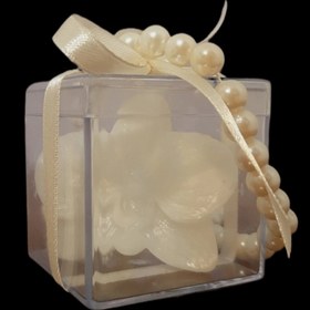 تصویر شمع گیفت عروسی (گل ارکیده) 