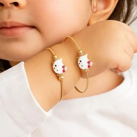 تصویر النگو بچگانه کیتی فری سایز کد BA00063 