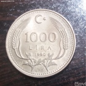 تصویر توضیحات حتما خوانده شود ا 1000 لیر بانکی 1990 ترکیه 1000 لیر بانکی 1990 ترکیه