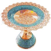 تصویر شرینی خوری پایه دار فیروزه 