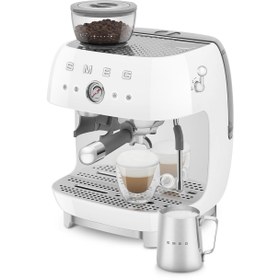 تصویر اسپرسوساز اسمگ مدل EGF03 سفید SMEG Espresso Maker EGF03WHEU