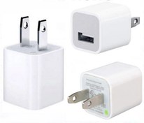 تصویر شارژر 5 وات آیفون های کپی - سفید Apple Charger 5 W