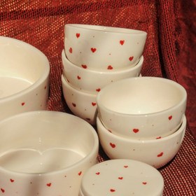 تصویر ست پذیرایی قلبی 