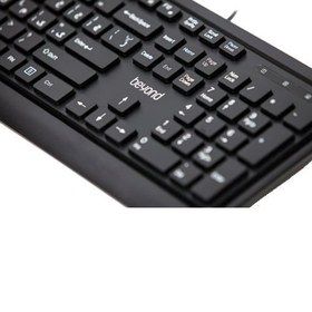 تصویر کیبورد بیاند مدل BK-2335 با حروف فارسی ا BK-2335 Wired Keyboard BK-2335 Wired Keyboard