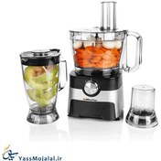 تصویر غذاساز سوئیس پلاس مدل SFP-611S ظرفیت ۱.۸ لیتر با بدنه استیل 