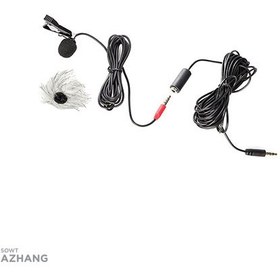 تصویر میکروفون یقه ای با سیم سارامونیک مدل +SR-LMX1 SARAMONIC SR-LMX1+ Lavalier Microphone