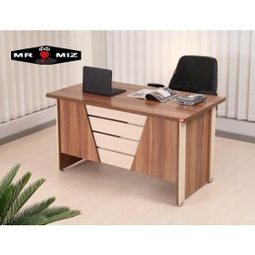 تصویر میز کارمندی مدل کرکره ای 