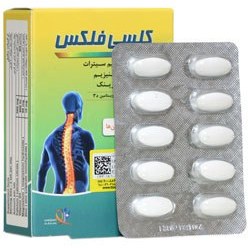 تصویر قرص کلسی فلکس دارو پژوهان پاسارگاد 30 عدد Calci Flex