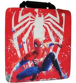 تصویر کیف ضد ضربه پلی استیشن ۴ پرو طرح بازی Spider Man PS4 