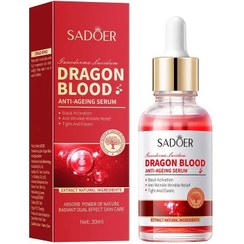 تصویر سرم ضد چروک و جوانساز سادور مدل خون اژدها حجم ۳۰ میل 