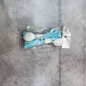 تصویر بند کفش چراغ دار رنگ آبی 