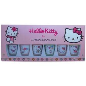 تصویر مجموعه 6 عددی لاک کریستال دایموند سری Hello Kitty 