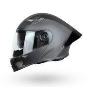 تصویر کلاه کاسکت فک متحرک استیل برد مدل SBA20 نوک مدادی مات 