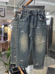 تصویر شلوار جین پاپیون 