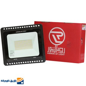 تصویر پروژکتور اس ام دی 100 وات روبان نور مدل PJ10001-B - مهتابی / 2 سال 100 watt SMD projector