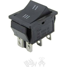 تصویر کلید راکر 6 پایه پهن 