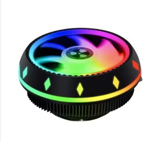 تصویر خنک کننده پردازنده مدل CPU cooler UFO RGB برند loving cool 