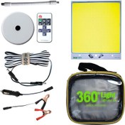تصویر چراغ کمپینگ 360 لایت مدل 1000 واتی TM-04 COB RF 