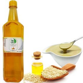 تصویر 2 لیتر روغن ارده کنجد با عطر و طعم طبیعی و تضمین کیفیت 